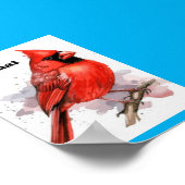 鳥の（鳥）ショウジョウコウカンチョウポスター ポスター (角)