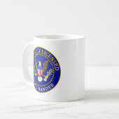 鳥のBanderのシール コーヒーマグカップ (正面左)