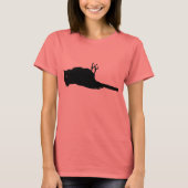 鳥のRoadkillの死んだグラフィック Tシャツ (正面)