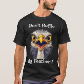 鳥のTシャツを羽織るな Tシャツ (正面)