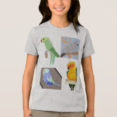 鳥のTシャツ トライブレンドTシャツ (正面)