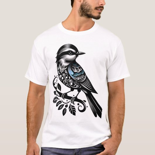 鳥のTシャツ Tシャツ (正面)