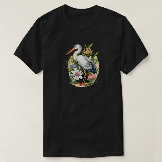 鳥のTシャツ Tシャツ (デザイン正面)