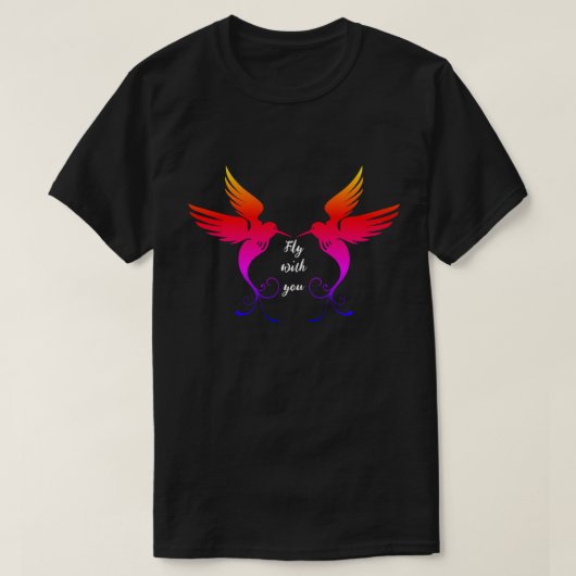 鳥のTシャツ Tシャツ (デザイン正面)