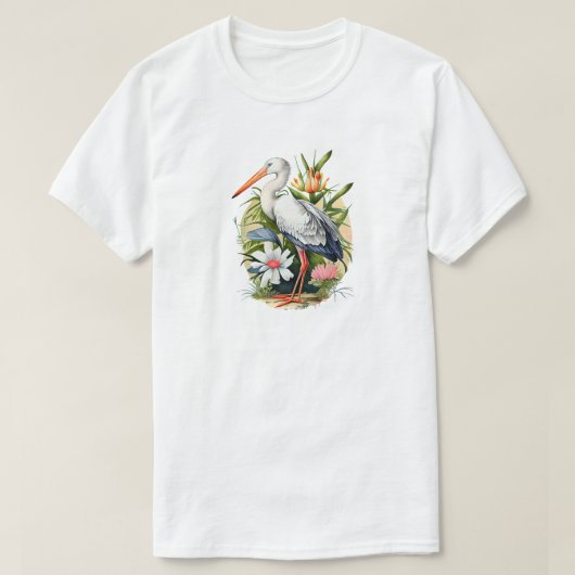 鳥のTシャツ Tシャツ (デザイン正面)