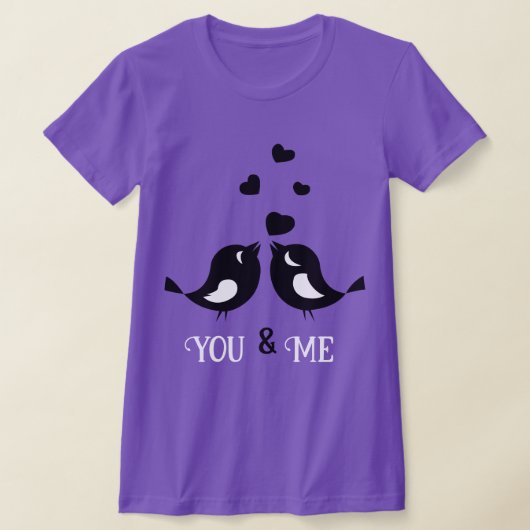 鳥のTシャツ Tシャツ (レイダウン)