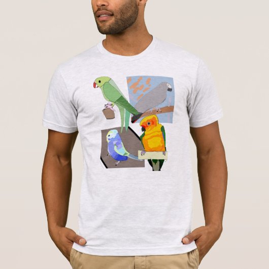鳥のTシャツ Tシャツ (正面)