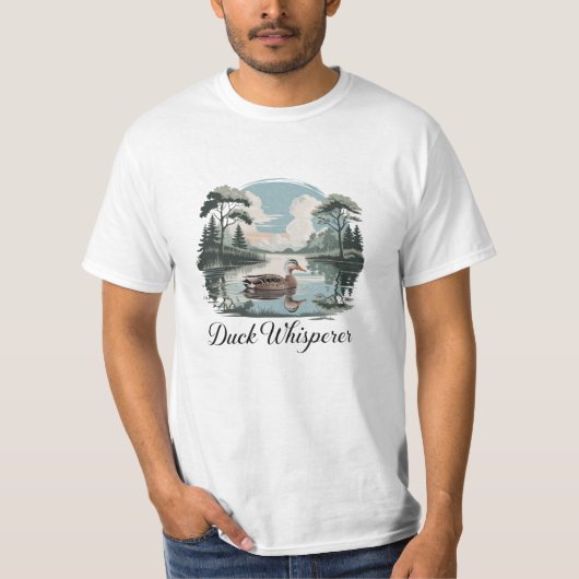 鳥はっきりした愛好家のデザイン Tシャツ (正面)