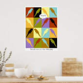 鳥はオバマを愛するポスター ポスター (キッチン)