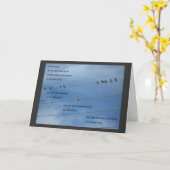 鳥はカード住みません カード (黄色い花)