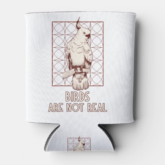 鳥はスパイの陰謀実在を見ていない 缶クーラー (正面)