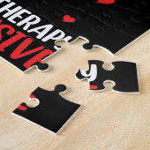 鳥はセラピーが高価なオウムでおもしろいある ジグソーパズル (側面)