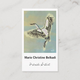 鳥はノート-芸術的な名刺感謝していしています 名刺