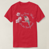 鳥はブルジョワジーのウイルスに仕おもしろいえる Tシャツ (デザイン正面)