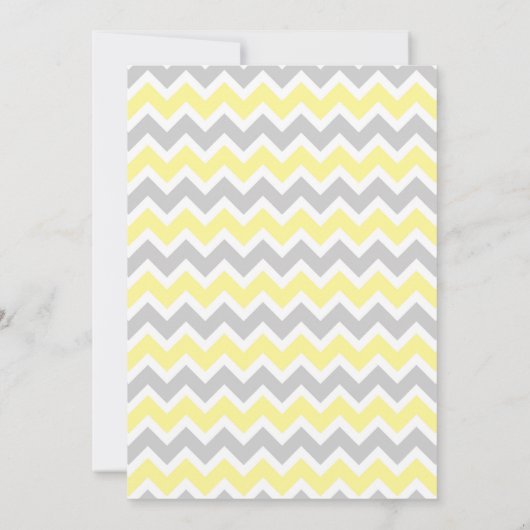 鳥はベビーシャワーが感謝していしている詩の黄色に注意します サンキューカード (裏面)