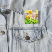 鳥はボタンを収納します 缶バッジ (インサイチュ)