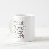 鳥は他とよく コーヒーマグカップ (正面左)