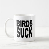 鳥は吸います コーヒーマグカップ (左)