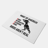 鳥は実在無いもしてハエだ ドアマット (アングル)