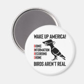 鳥は実在無いもしてハエだ マグネット (正面/裏面)