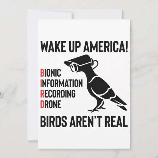 鳥は実在無いもしてハエだ 招待状 (裏面)