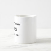 鳥は所有しない コーヒーマグカップ (中央)