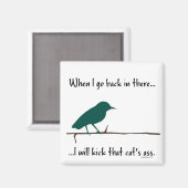 鳥は磁石を夢見る マグネット (正面/裏面)