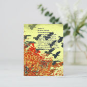 鳥は羽であなたを覆う。 ポストカード (スタンド正面)