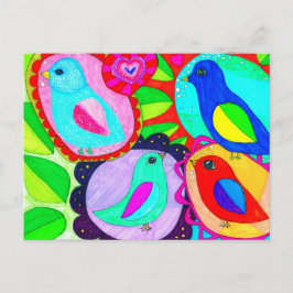 鳥は言います自由がほしいと思うことを! ポストカード