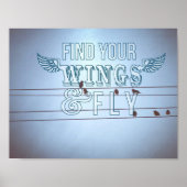 鳥は針金で飛ぶ ポスター (正面)