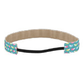 鳥は青を模造します アスレチックヘッドバンド (裏面)