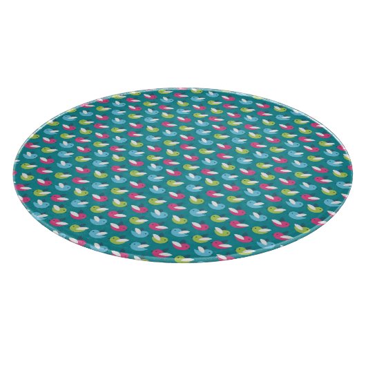 鳥は青を模造します カッティングボード (角)