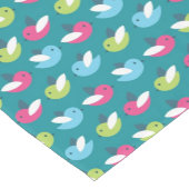 鳥は青を模造します ショートテーブルランナー (コーナー)