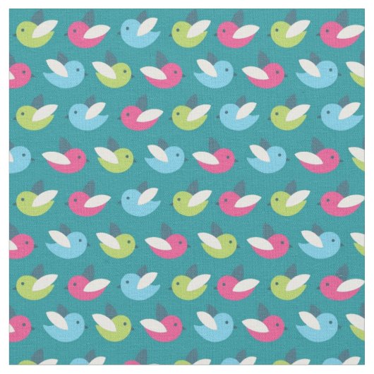 鳥は青を模造します ファブリック (クローズアップ)