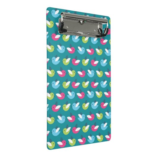 鳥は青を模造します ミニクリップボード (アングル)