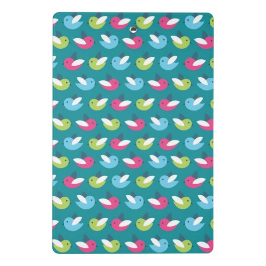 鳥は青を模造します ミニクリップボード (裏面)