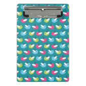 鳥は青を模造します ミニクリップボード (正面)