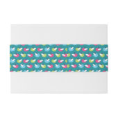 鳥は青を模造します 招待状ベリーバンド (裏面例)