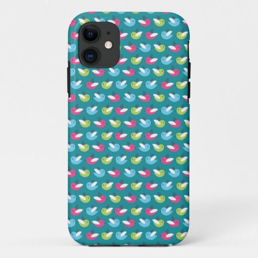 鳥は青を模造します Case-Mate iPhoneケース (裏面)