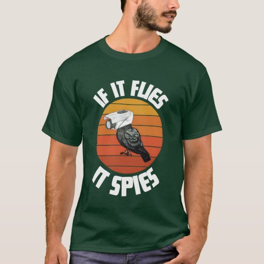 鳥は10実在月30日もし金に飛ばさない Tシャツ (正面)