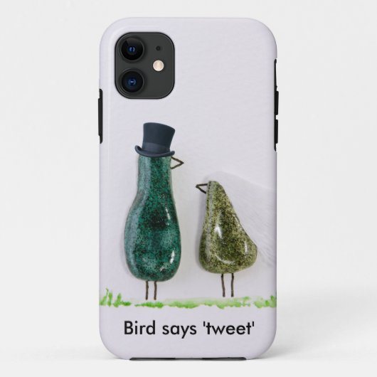鳥は「さえずり」と鳴く Case-Mate iPhoneケース (裏面)
