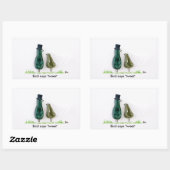 鳥は「ツイート」と言う 長方形シール (シート)