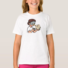 鳥への餌やり Tシャツ