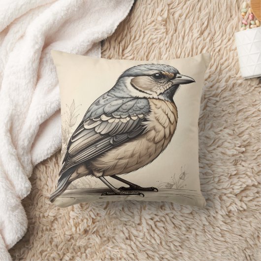 鳥まくら クッション (ブランケット)