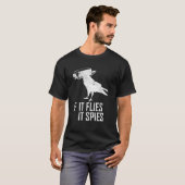 鳥もしアレの陰謀説を飛ばす Tシャツ (正面フル)