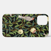 鳥や果実の海のある葉のヴィンテージの鳥 Case-Mate iPhoneケース (裏面 (横))