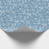 鳥や植物の模様オーナメント ラッピングペーパー (角)