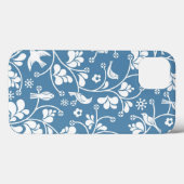 鳥や植物の模様オーナメント Case-Mate iPhoneケース (裏面 (横))