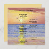 鳥や船や雲 サンキューカード (正面/裏面)