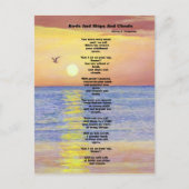 鳥や船や雲 ポストカード (正面)